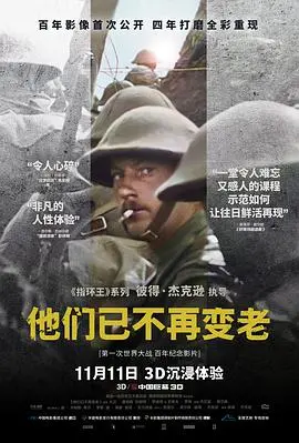 《他们已不再变老》：震撼修复一战影像，见证历史，致敬英雄！